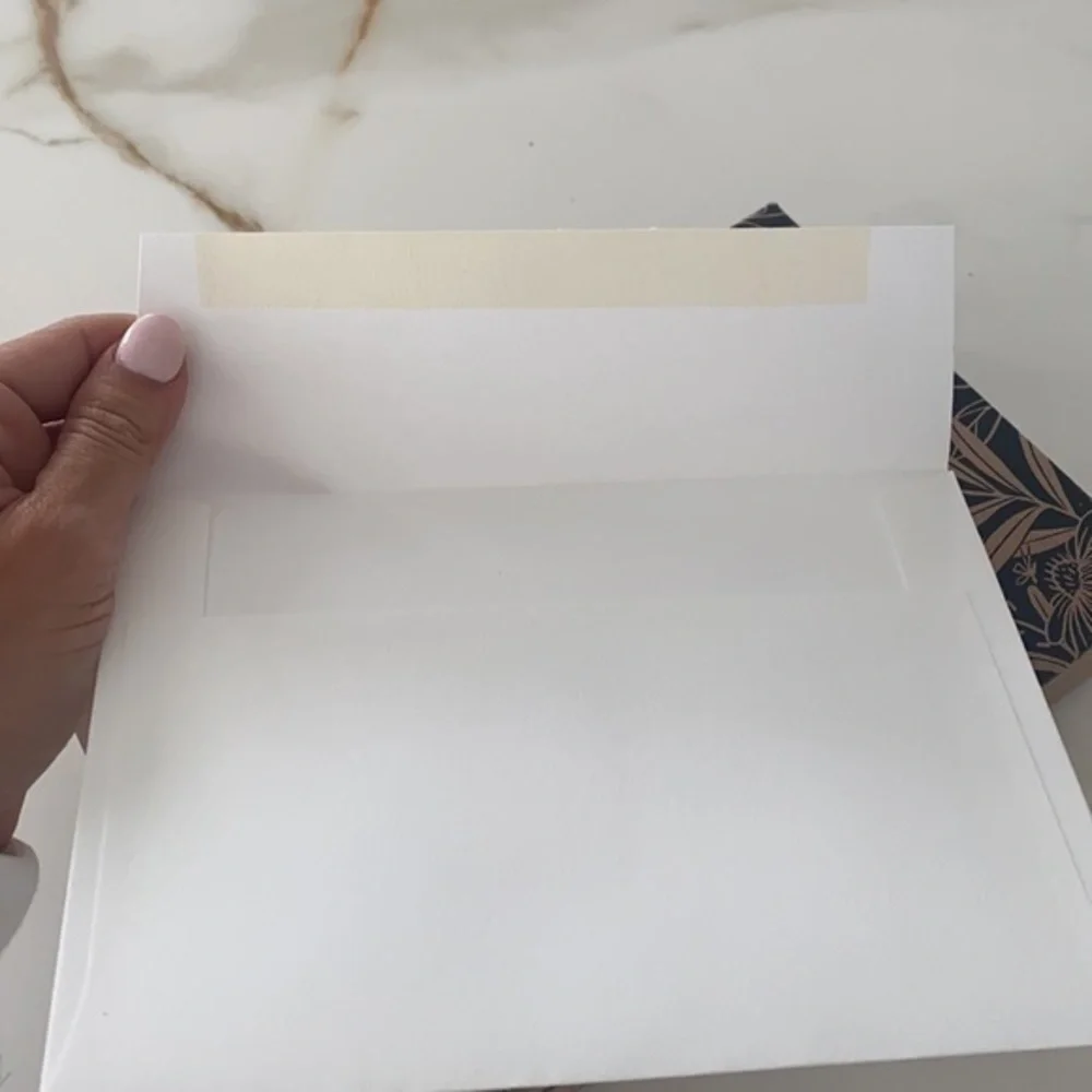 Canva set of 50 empty 5x7 envelops